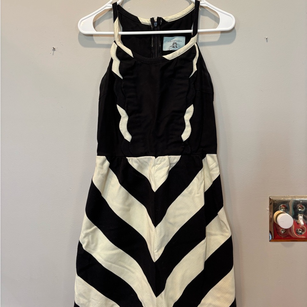 Judith March Chevron dress